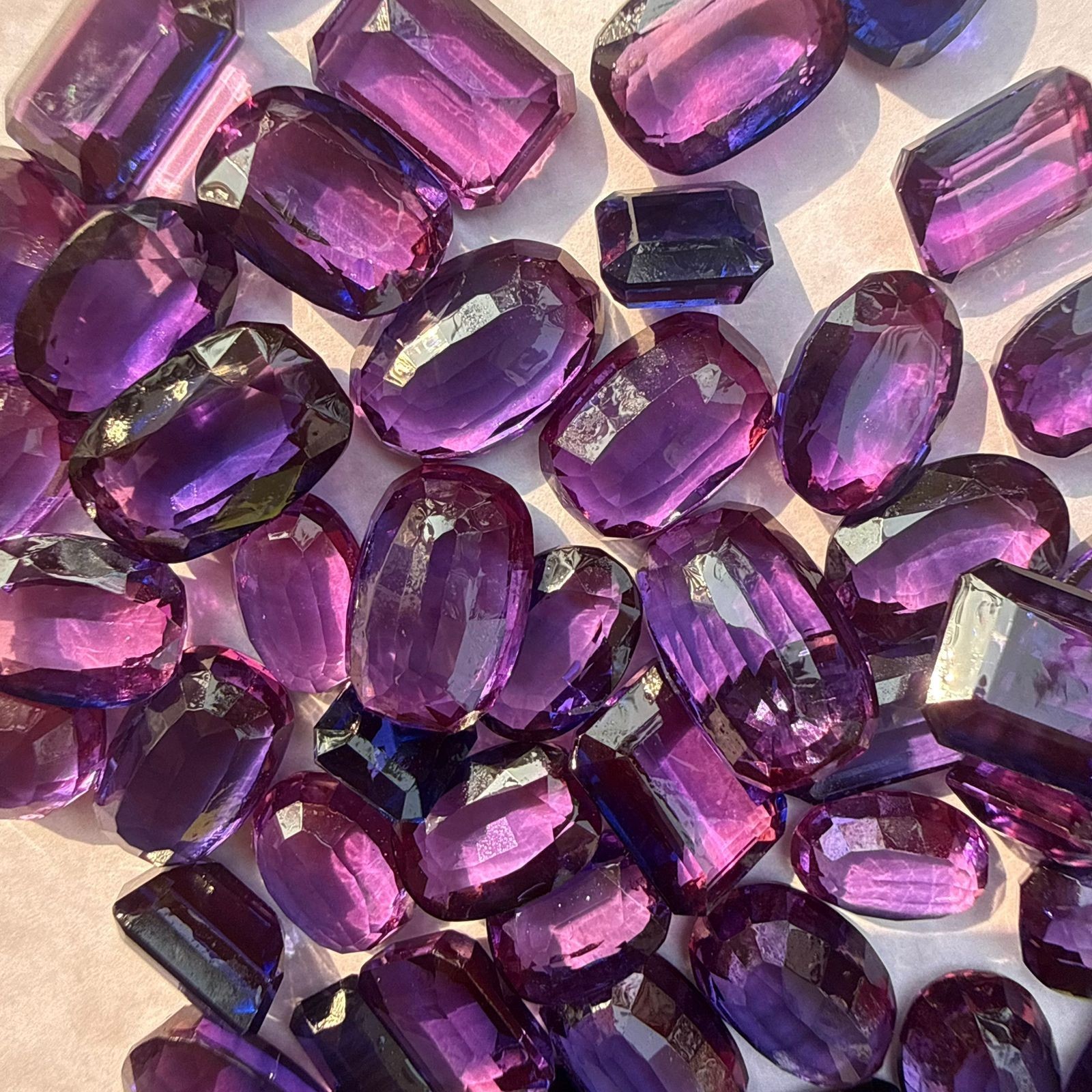 250 Ct Natural Purple Tanzanite Lot – Mixed Shapes – Premium Loose Gemstones