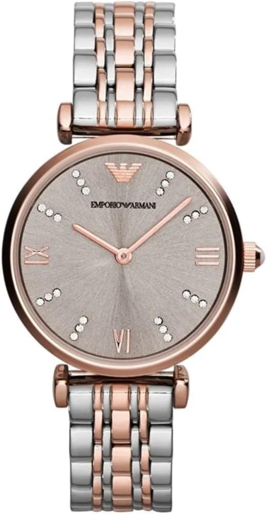 Emporio Armani AR1840 Ladies Quartz Watch | Rose Gold