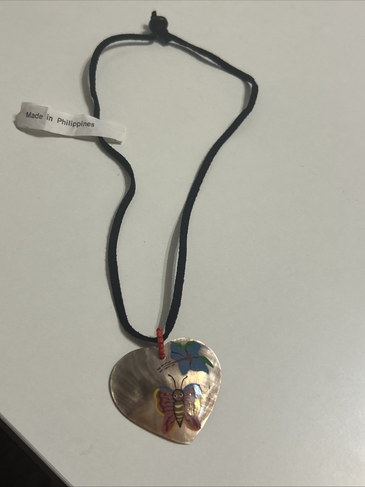 Handmade Butterfly Heart Shell