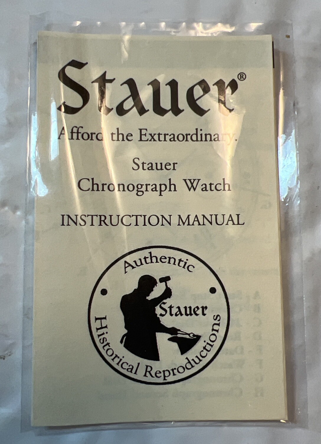 Stauer Noire Black Men’s Automatic Watch 27 Jewels Moon Phase 14587 Original Box