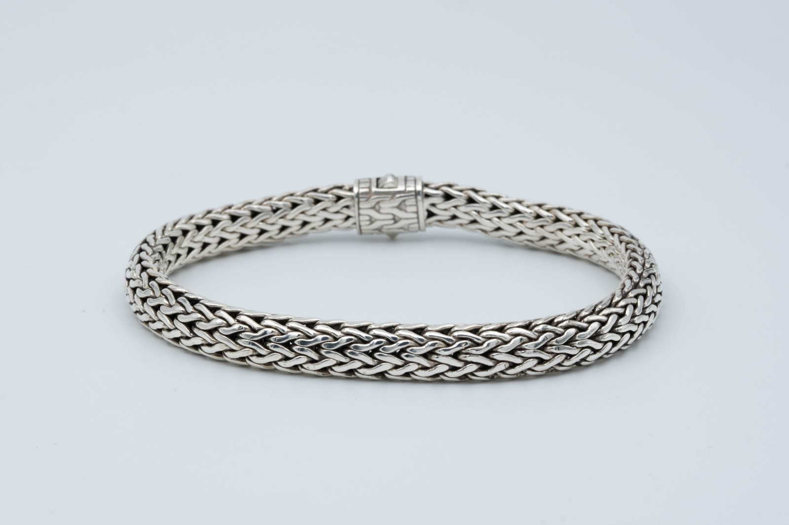John Hardy Sterling Silver Classic Chain Icon Bracelet 7.5mm Size XL – 45.9g