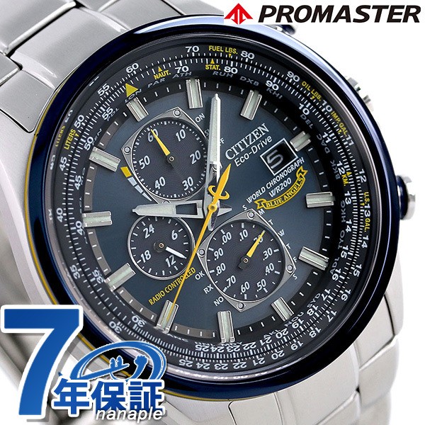 Citizen Sky U680 Blue Angels Eco Drive Radio Wave AT8020 54L Promaster Watch