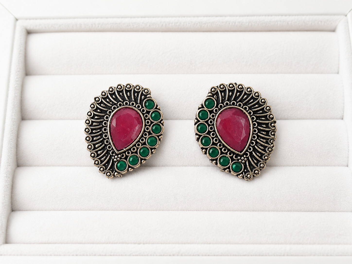Elegant Dangle Earrings | Handmade Ethnic Jewelry | Indian Festival Earrings 25