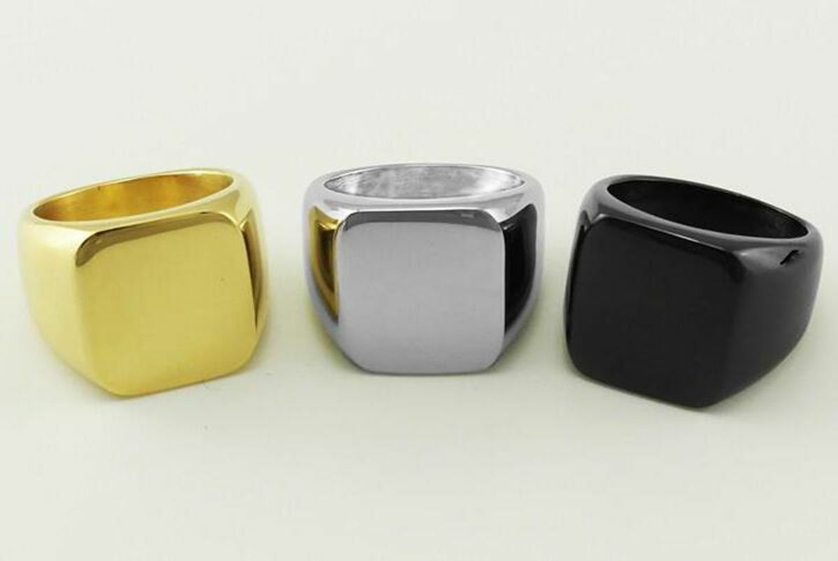 15pcs Wholesale Jewelry Mix Men Women Wedding Flate plain stainless steel Ring