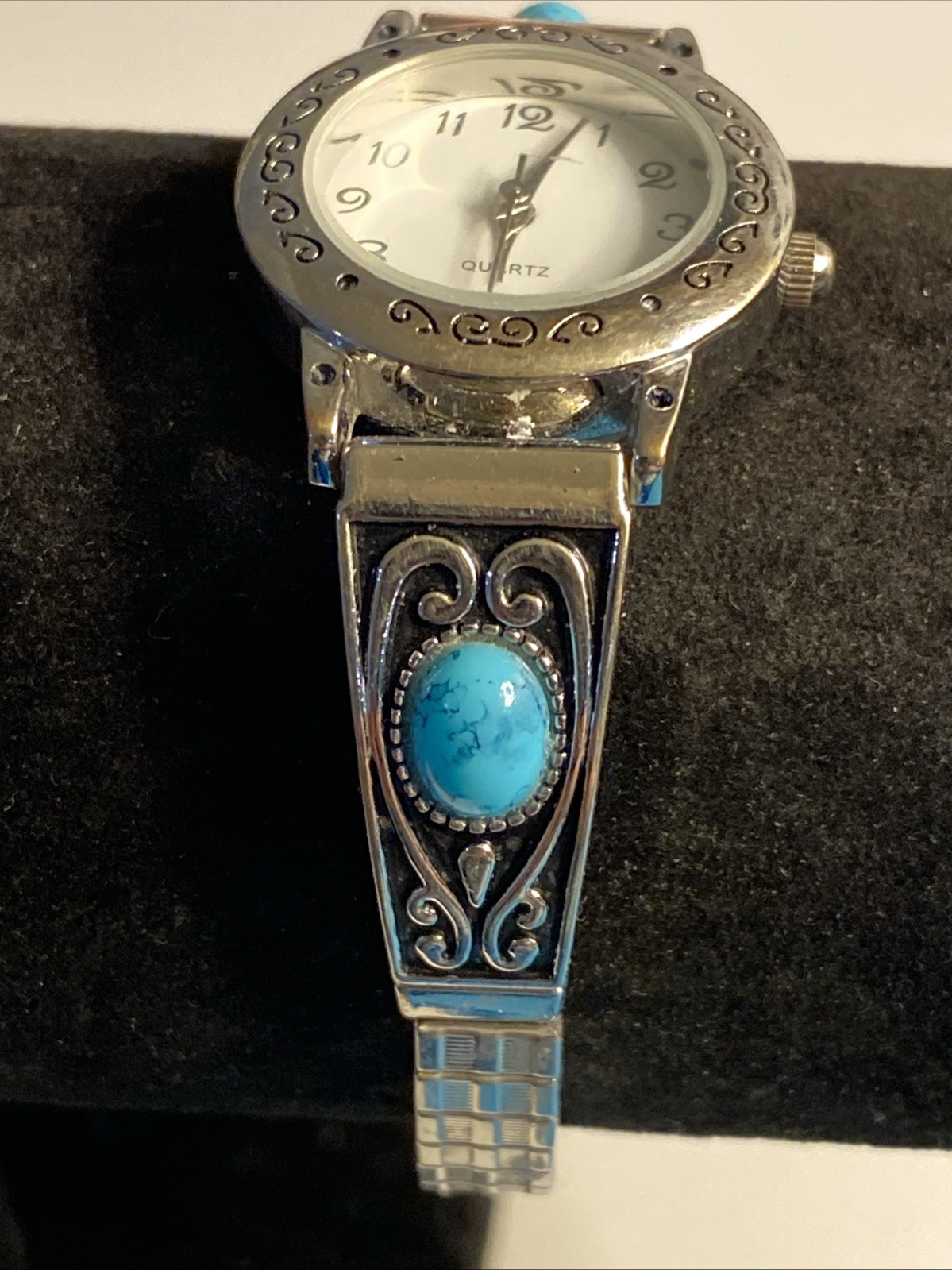 ACCUTIME WATCH CORP. WLM2002W8KL Quartz Women’s Watch New Battery