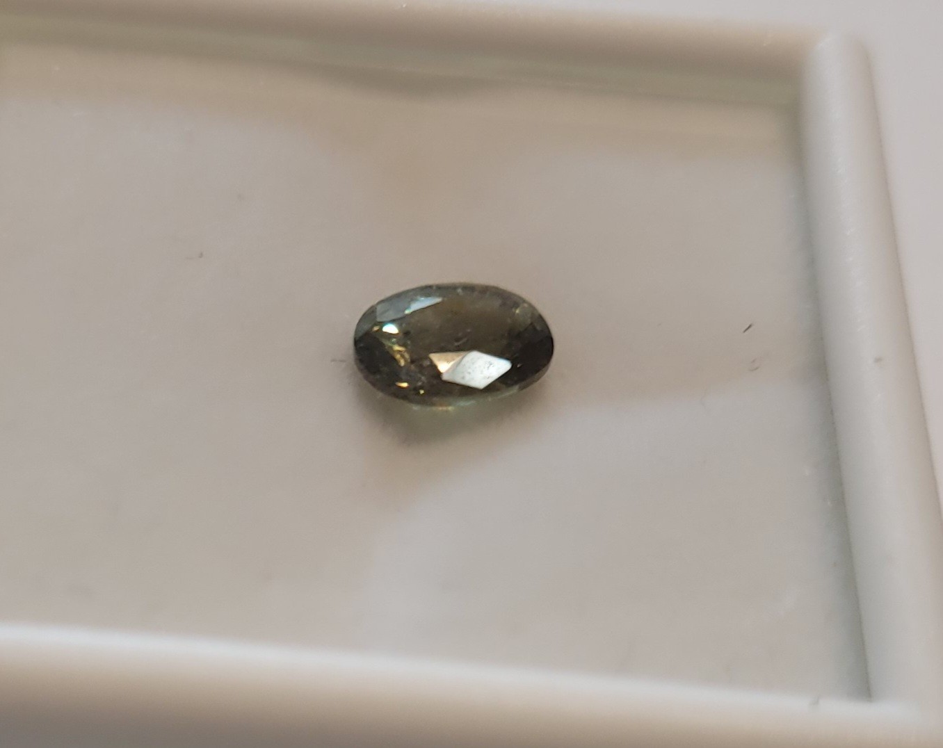 GIA Certified Demantoid Andradite Garnet 1.08cts Oval 6.90×5.48x 3.74mm Gemstone