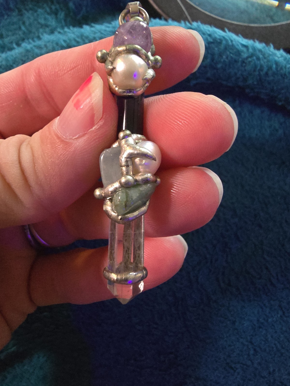Ask, Believe, Receive Wand Pendant