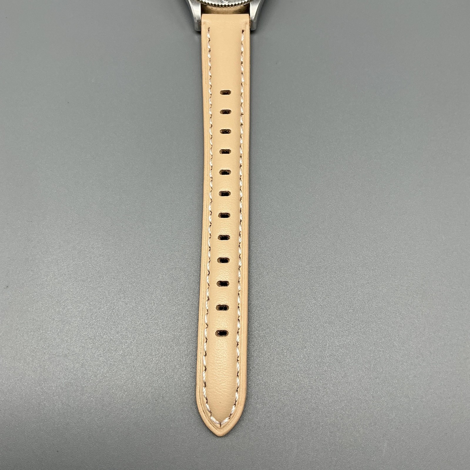 Movado Gentry Womens Watch 28mm Black Beige Leather 84 E9 1860 Swiss New Battery