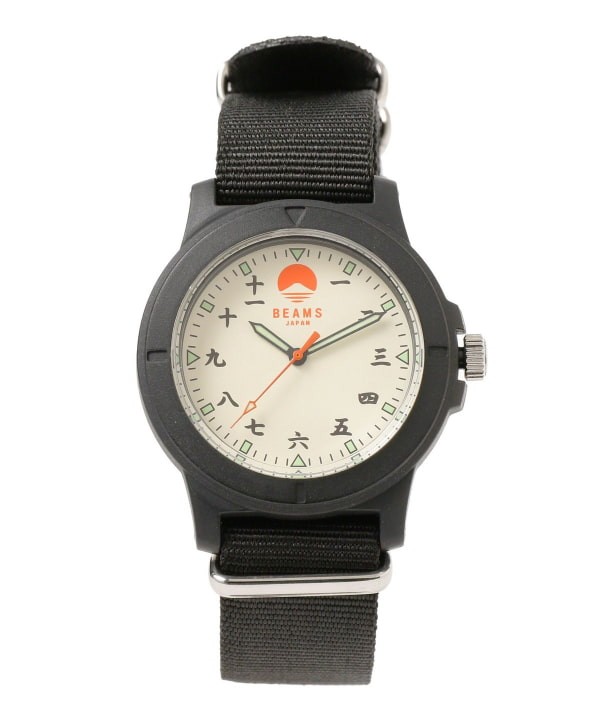 BEAMS Japan Original Watch Kanji Numerals Mt. Fuji Design Quartz Limited Ed. New