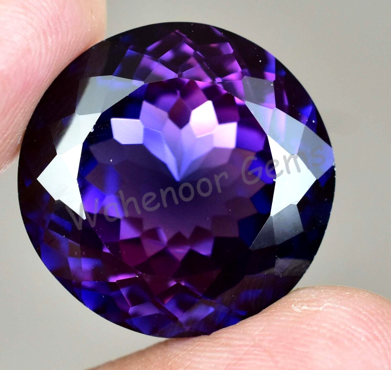 Natural 40.25 Ct Boysenberry Sapphire AGL Certified Fabulous Loose Gemstone