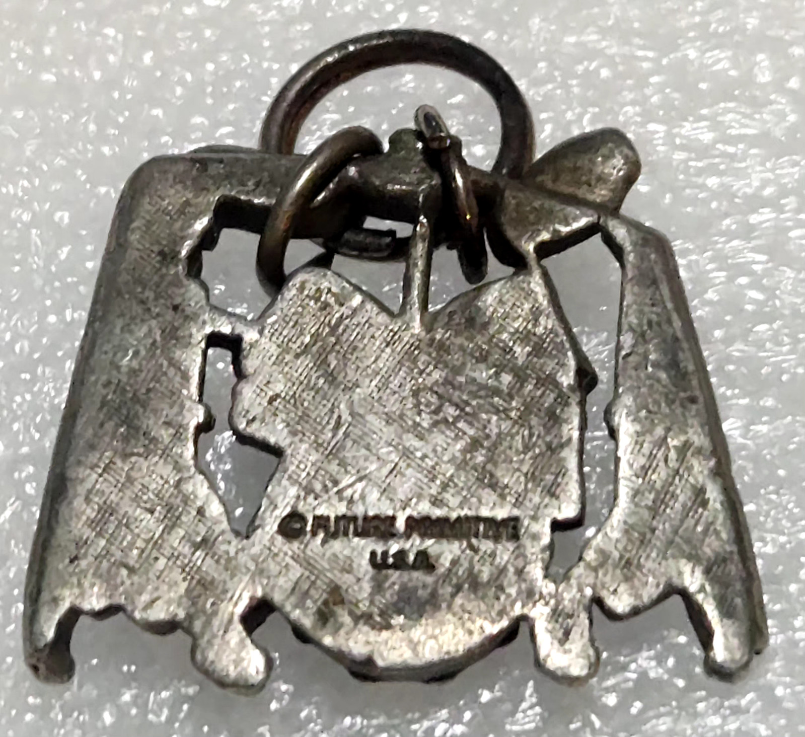 Future Primitive Drum Set Kit Pin Brooch Dark Silver Tone Musician