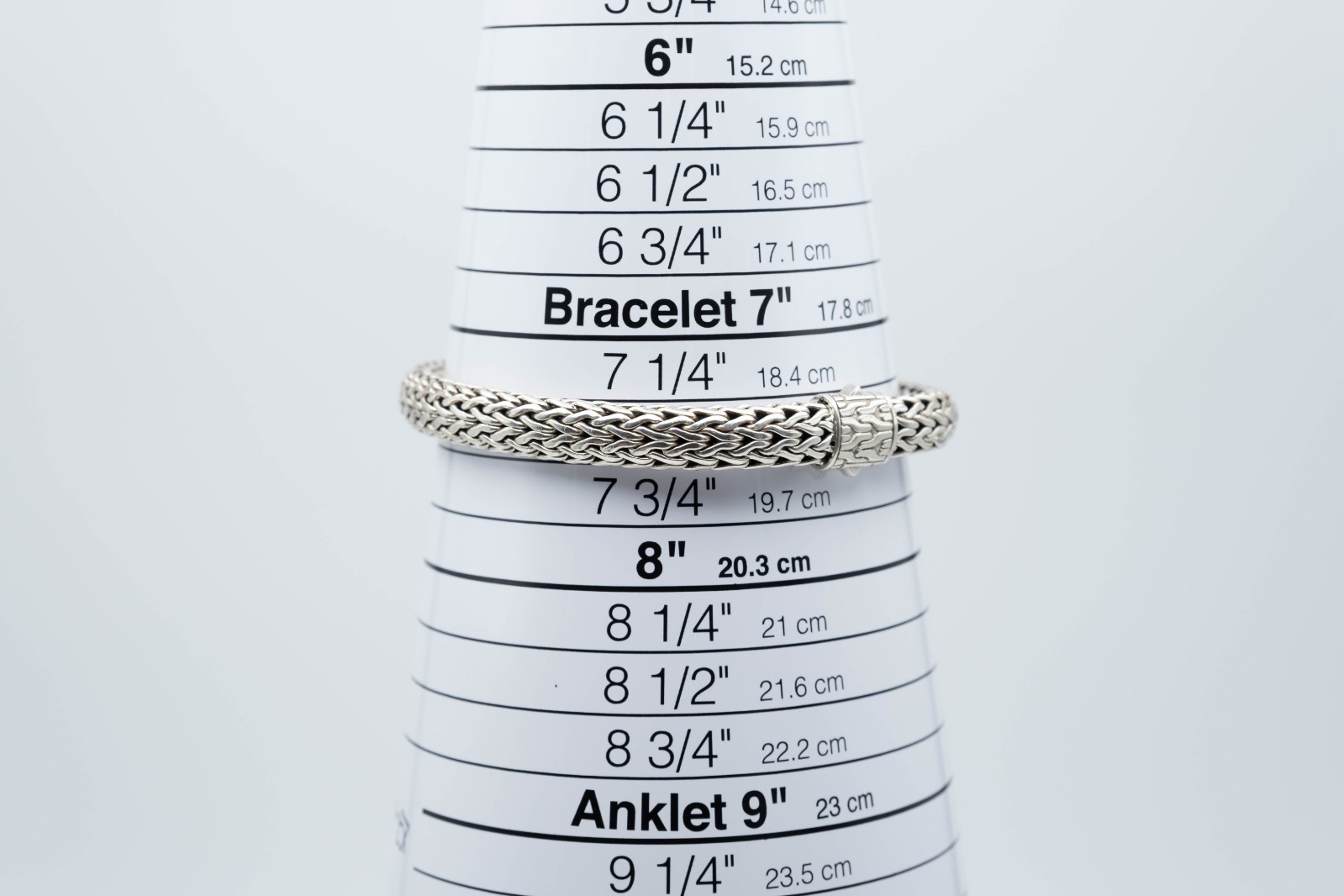 John Hardy Sterling Silver Classic Chain Icon Bracelet 7.5mm Size XL – 45.9g