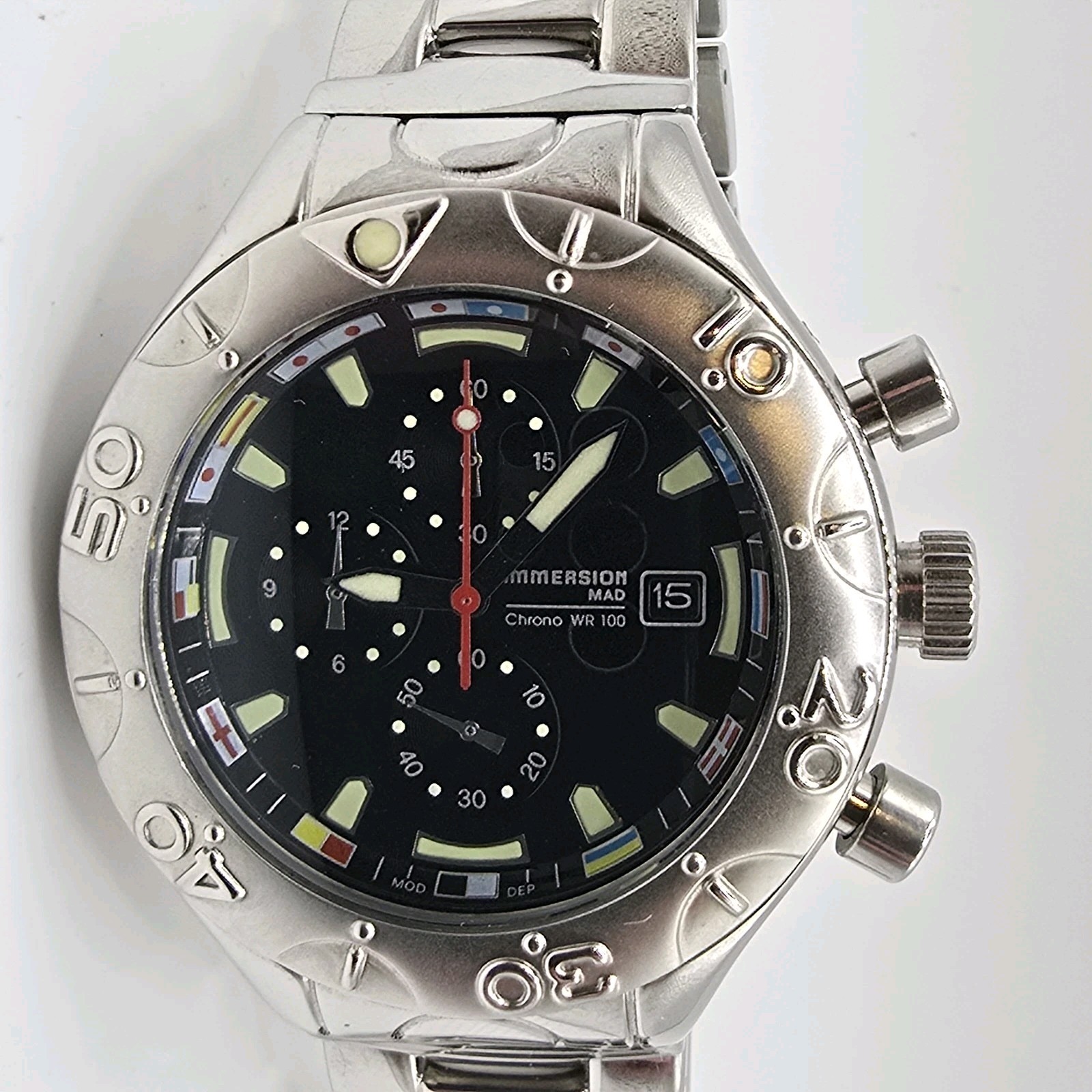 Immersion MAD Chronograph Men’s Watch Black Dial 43.5mm