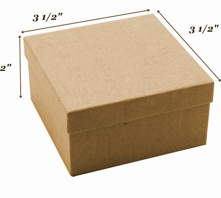 3 1/2″ x 3 1/2″ x2″ Bangles Candles New Cotton Fill Jewelry Gift Boxes Packaging