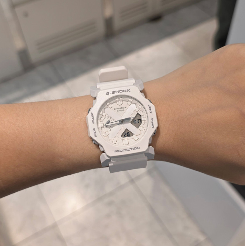 Casio G-Shock GA-2300-7ADR White Analog Digital Compact Watch 200M
