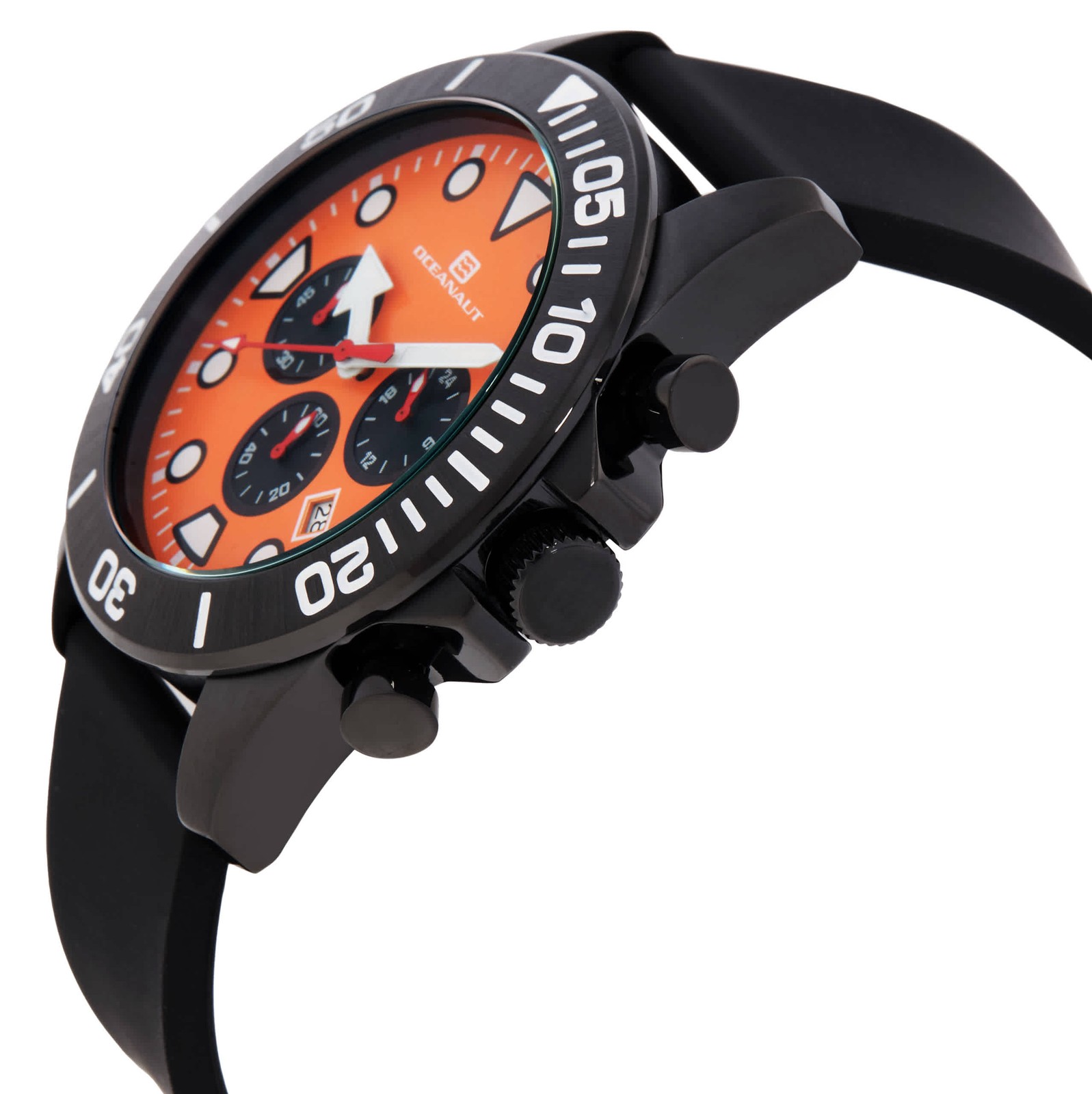 Oceanaut Naval Chronograph Quartz Orange Dial Men’s Watch OC1312
