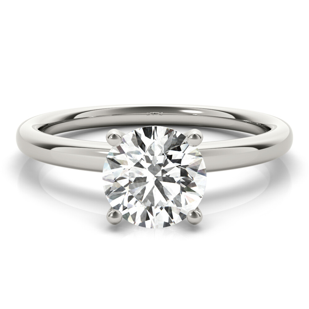 2.00 Carat Forever One Moissanite Solitaire Ring 14k Gold Charles & Colvard