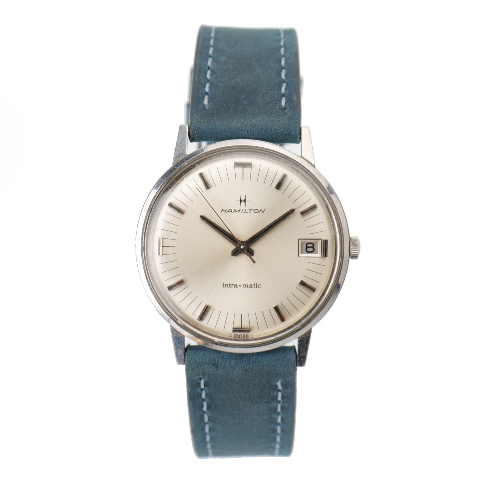 Hamilton Intra-Matic Men’s Automatic Watch Vintage Micro Rotor w/ Date Running