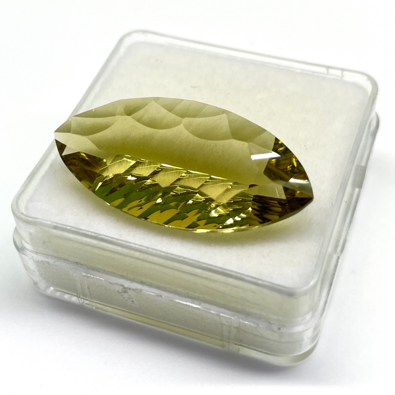 VVS 18.10 Cts Natural Lemon Citrine Marquise Custom Cut Top Quality Gemstone