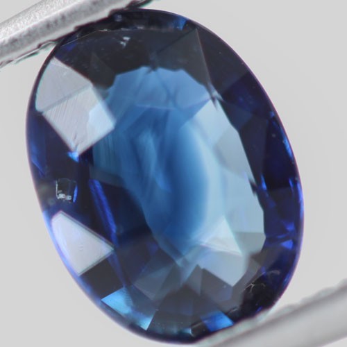 UNheated 1.18ct 6.9×5.1mm Oval-Cut Natural Blue Sapphire