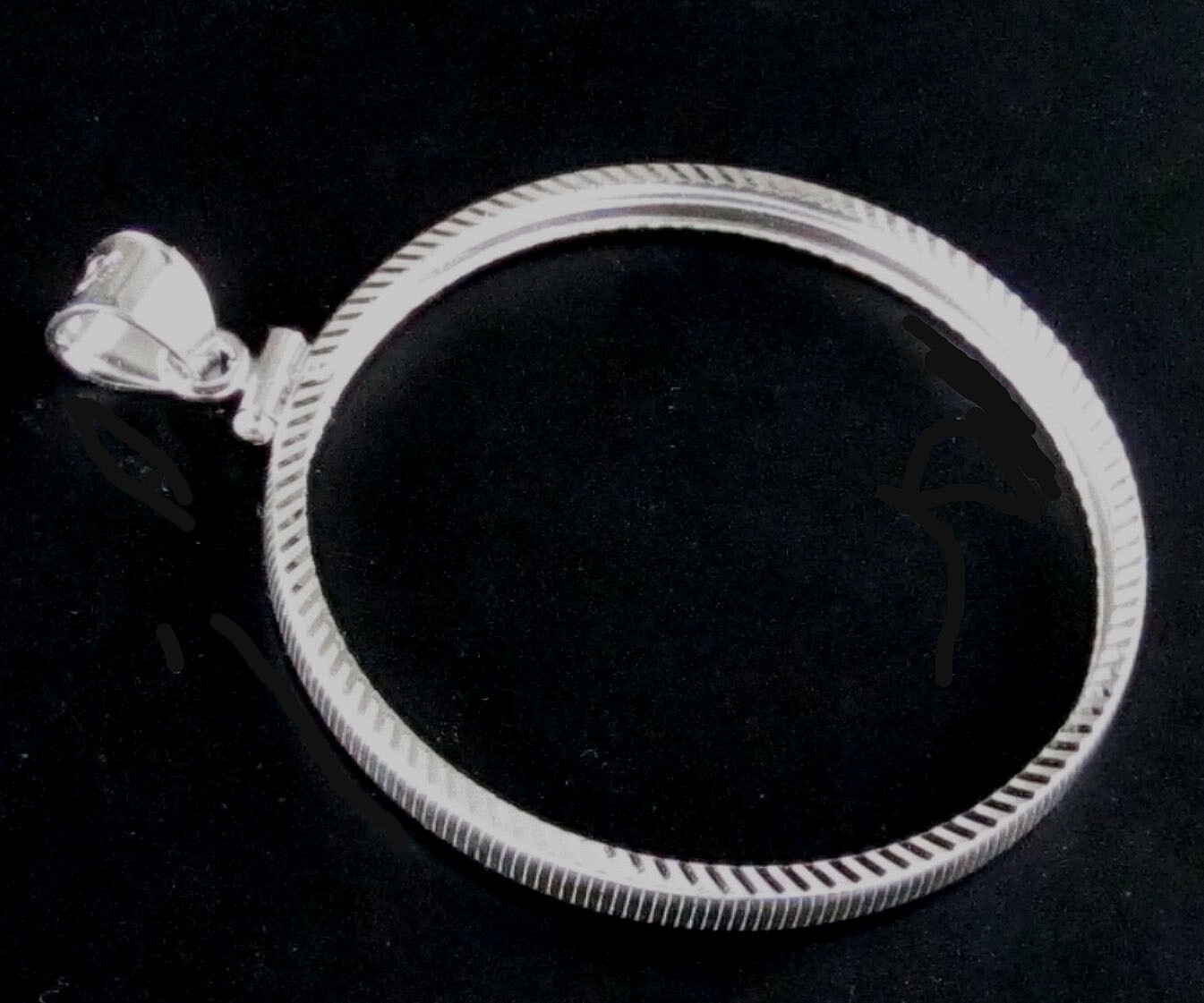 Coin Bezel 1996-Date Mexican 1 oz. Silver Libertad Sterling Silver D/C Bezel