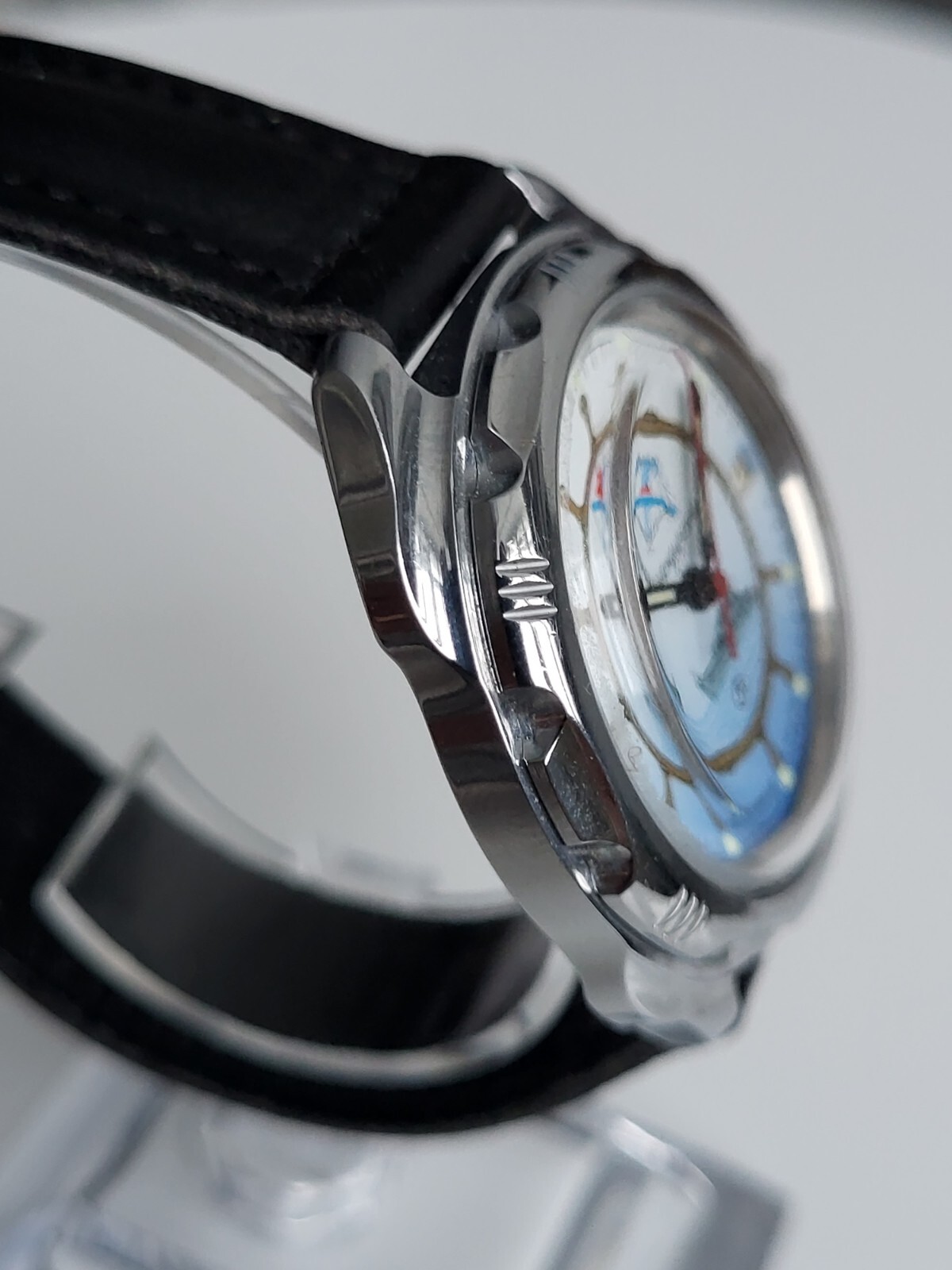 Maritime Commander’s Watch, Vostok, Serviced ,with original leather strap