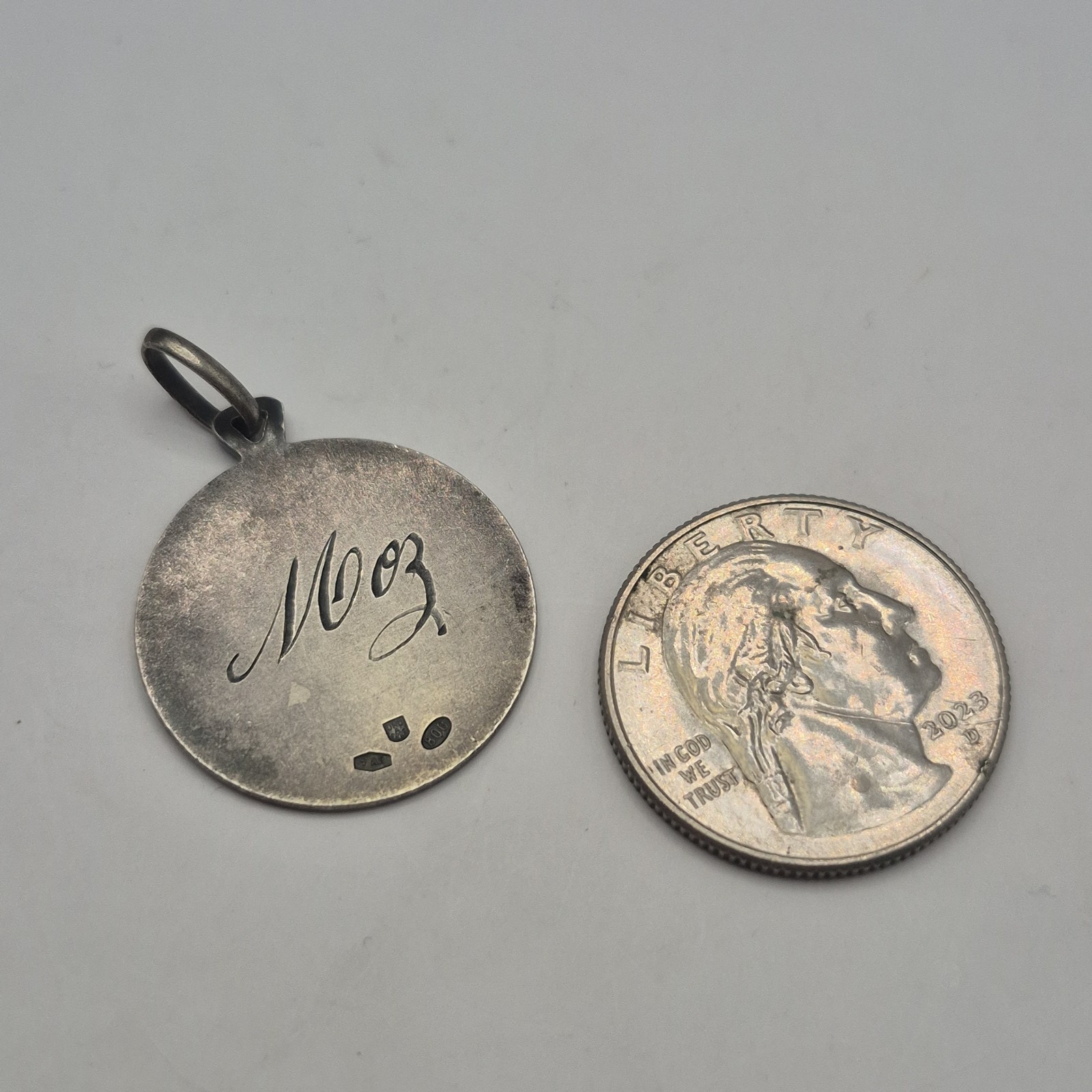 Unoaerre 1AR 800 Silver Astrology Astrological Satyr Capricorn Medal Pendant