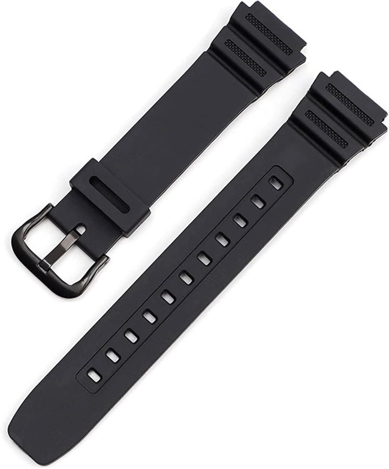 Natural Resin Replacement Watch Band Compatible with Casio W218H W-219H AE1200WH