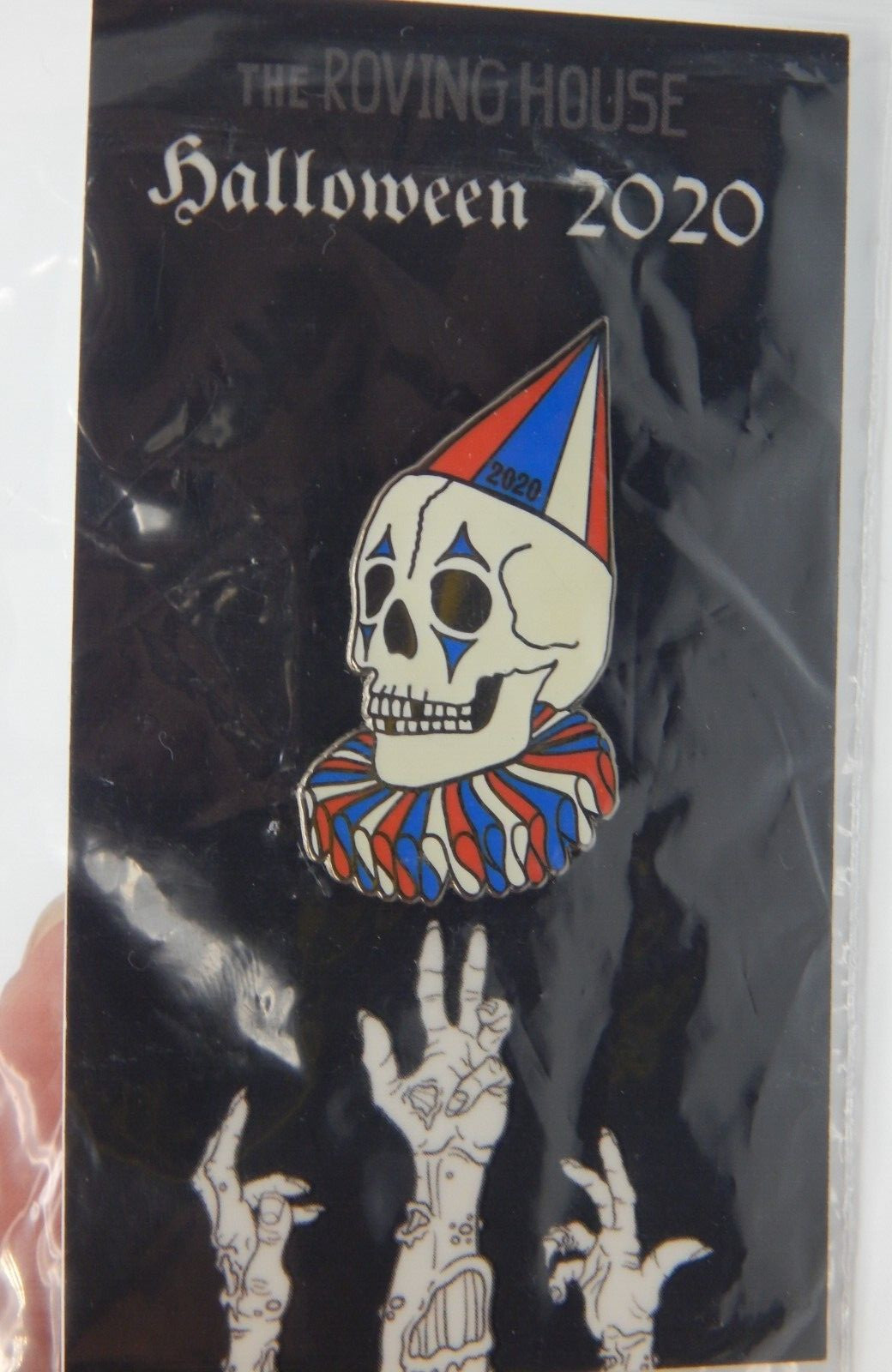 LOT OF 6 PINS – The Roving House LMTD Clown Skull Art Vermin Trump Garlic EF695