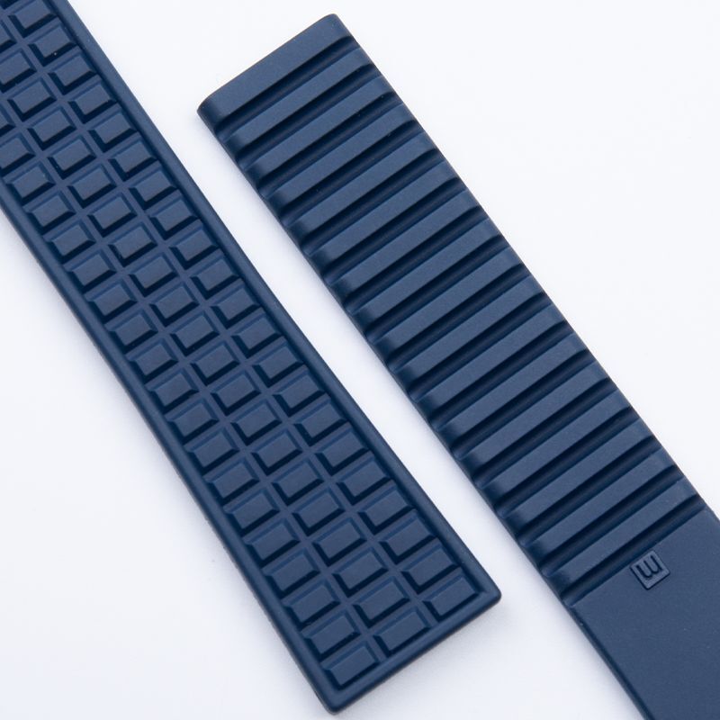 19mm Dark Blue Rubber Watch Band Strap Fits Patek Philippe Aquanaut 5067A Models