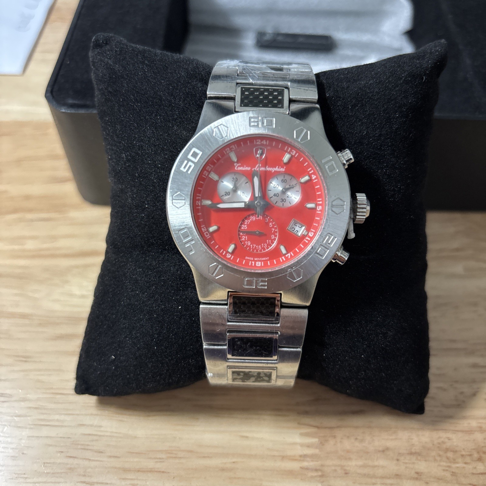 New -Authentic ￼Corino Lamborghini EN034.104 CF Watch