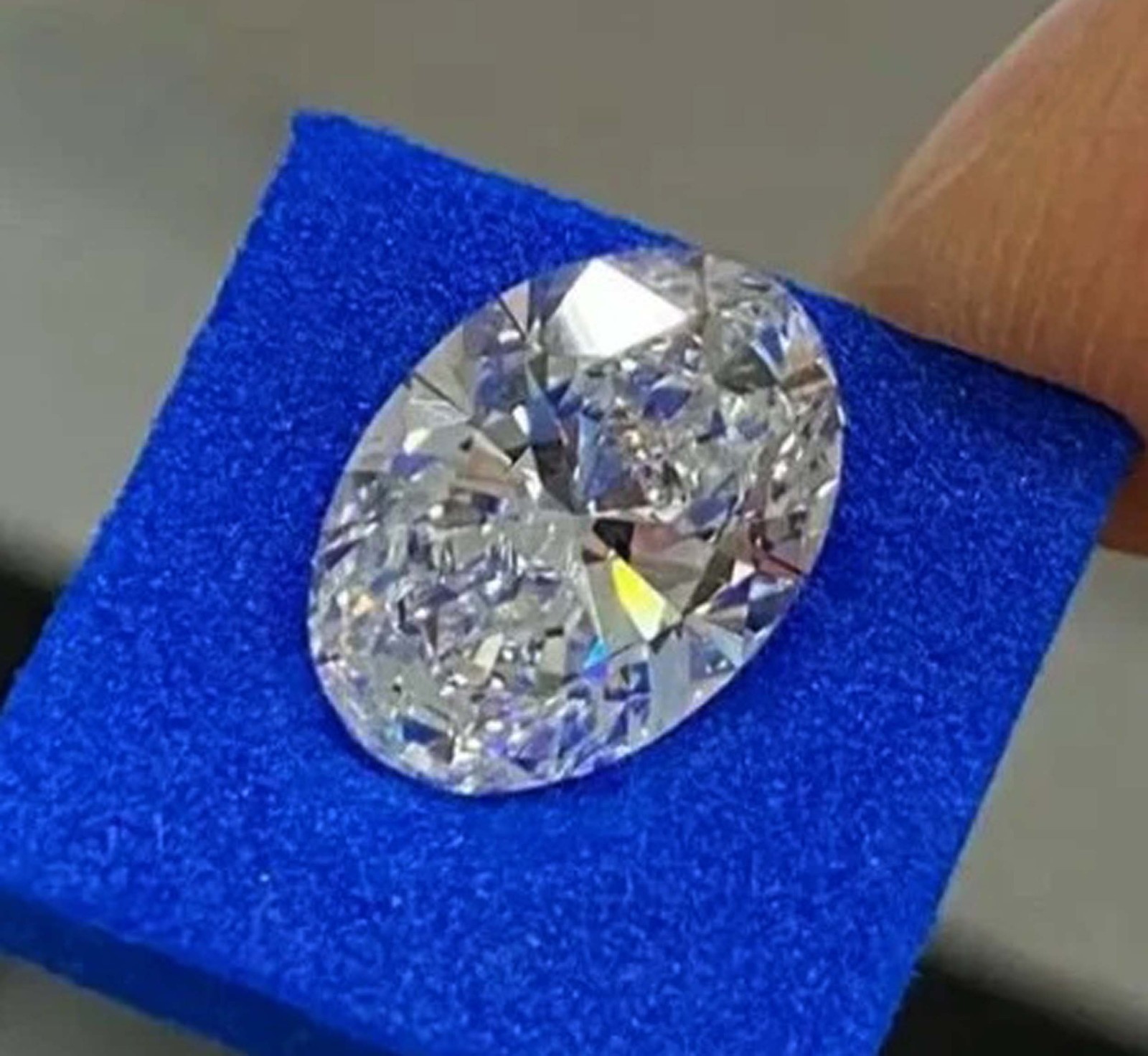 Lab Grown Diamond 3.00 Ct Oval Cut D Color VVS1 IGL Certified Loose Gem 6DJF
