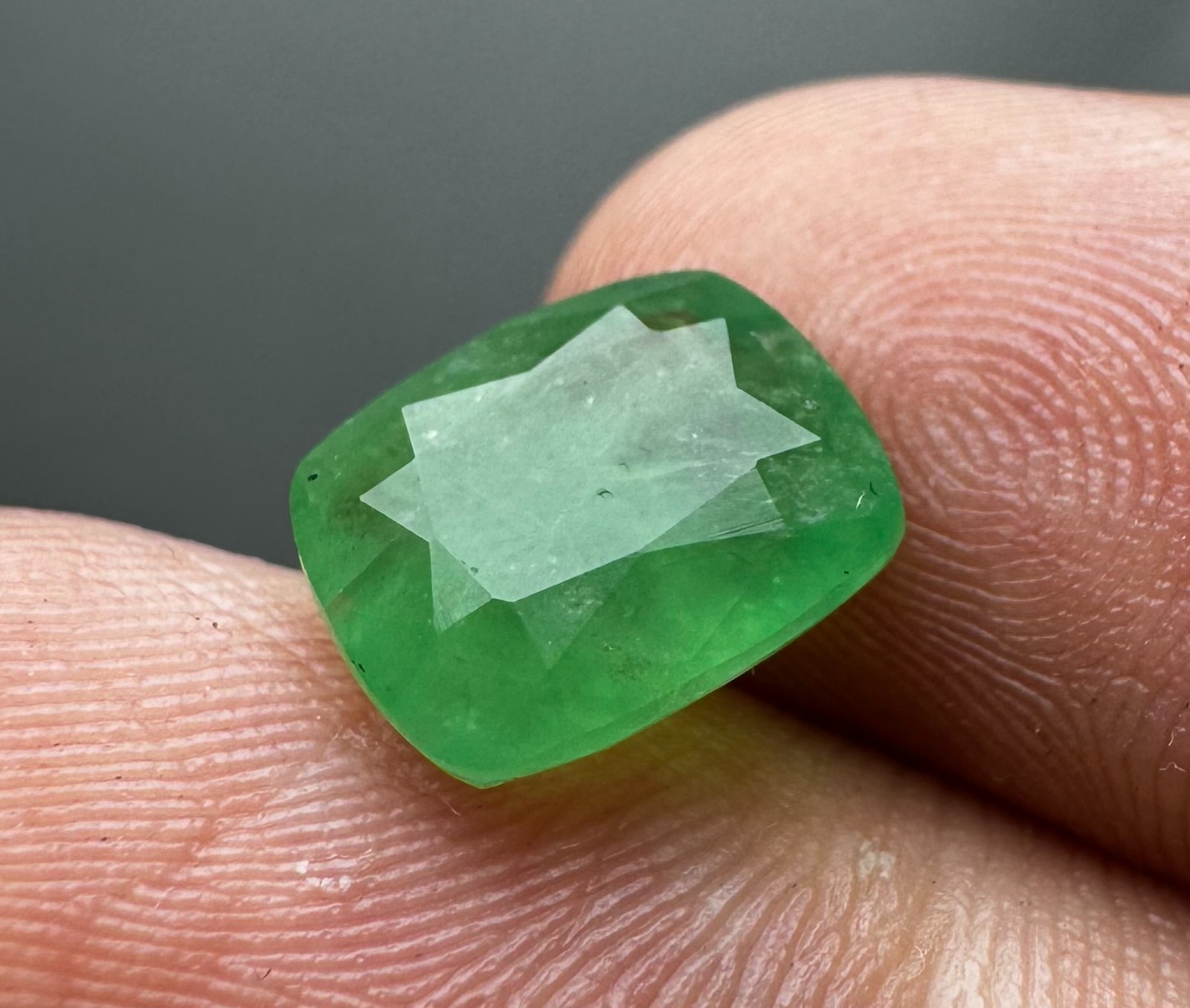 2.80 Carat Rare Transparent Green Hauyne Cut Gemstone From @Afghanistan
