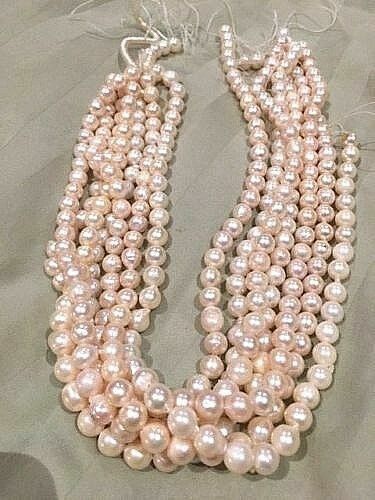 PEARLS SOUTH SEA PEARLS 5.75MM+ STRAND, 7.0MM TO 7.5MM STRAND