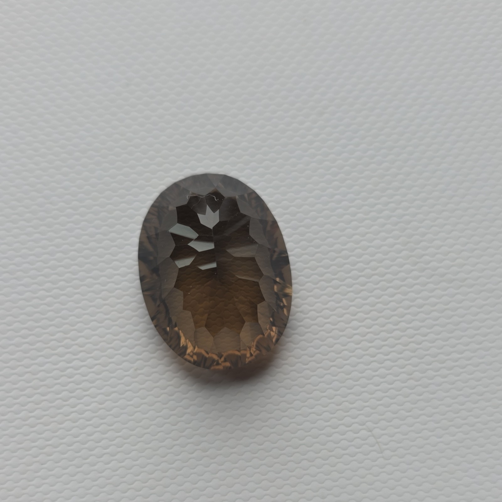 Smoky Quartz 26.44ct IF Clarity Very Good Cut 22.84×17.27×12.28mm