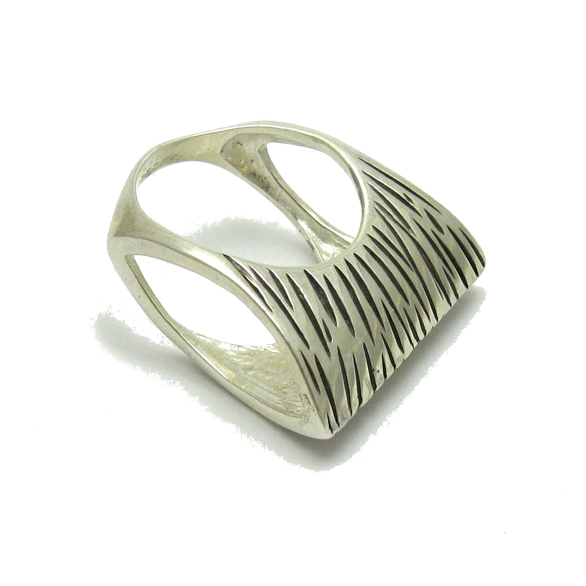 Extravagant Sterling Silver Ring Hallmarked Solid 925 Handcrafted Empress