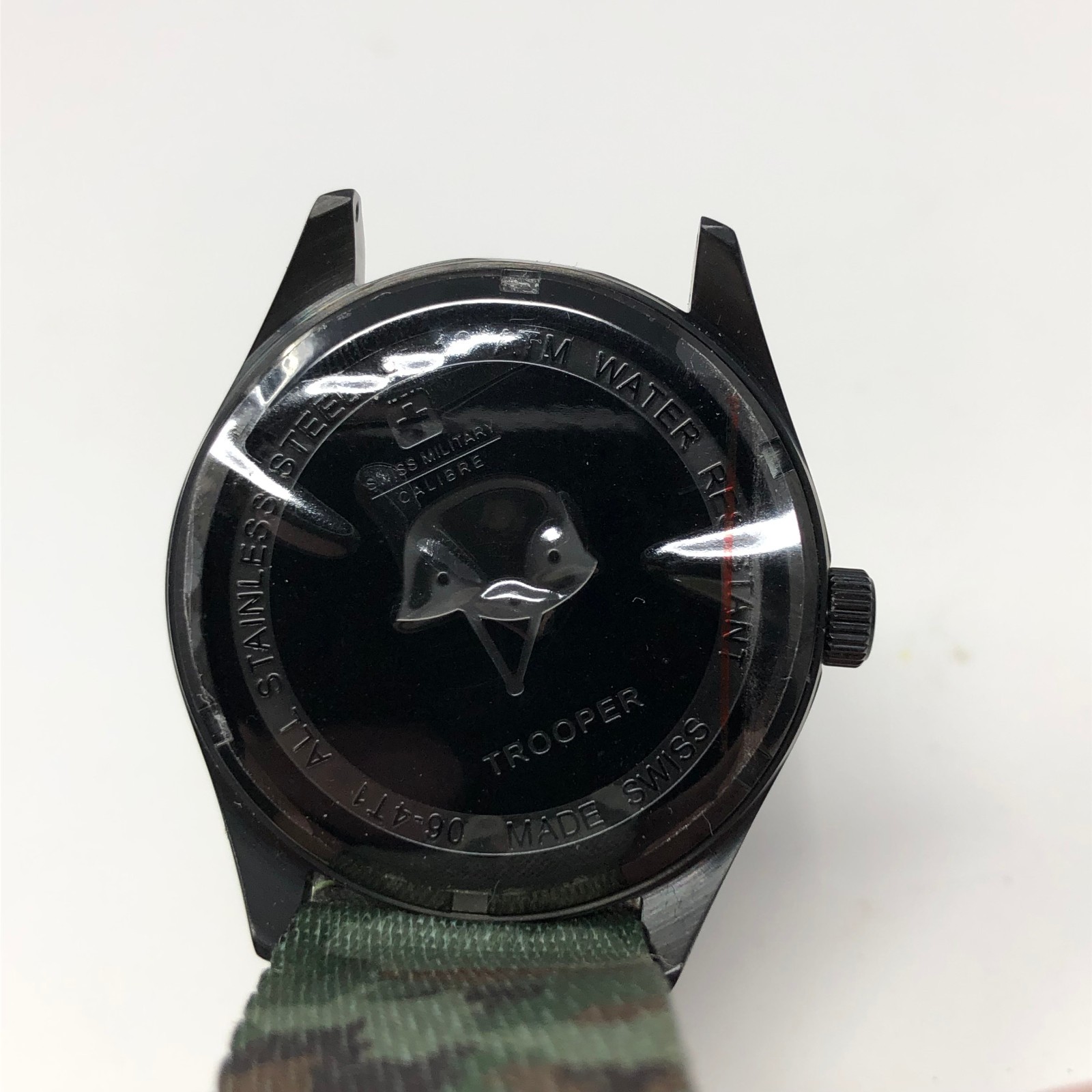 Swiss Military Mens Watch Calibre 06-4T1 Trooper Quartz Camoflage NEW IN BOX RUN