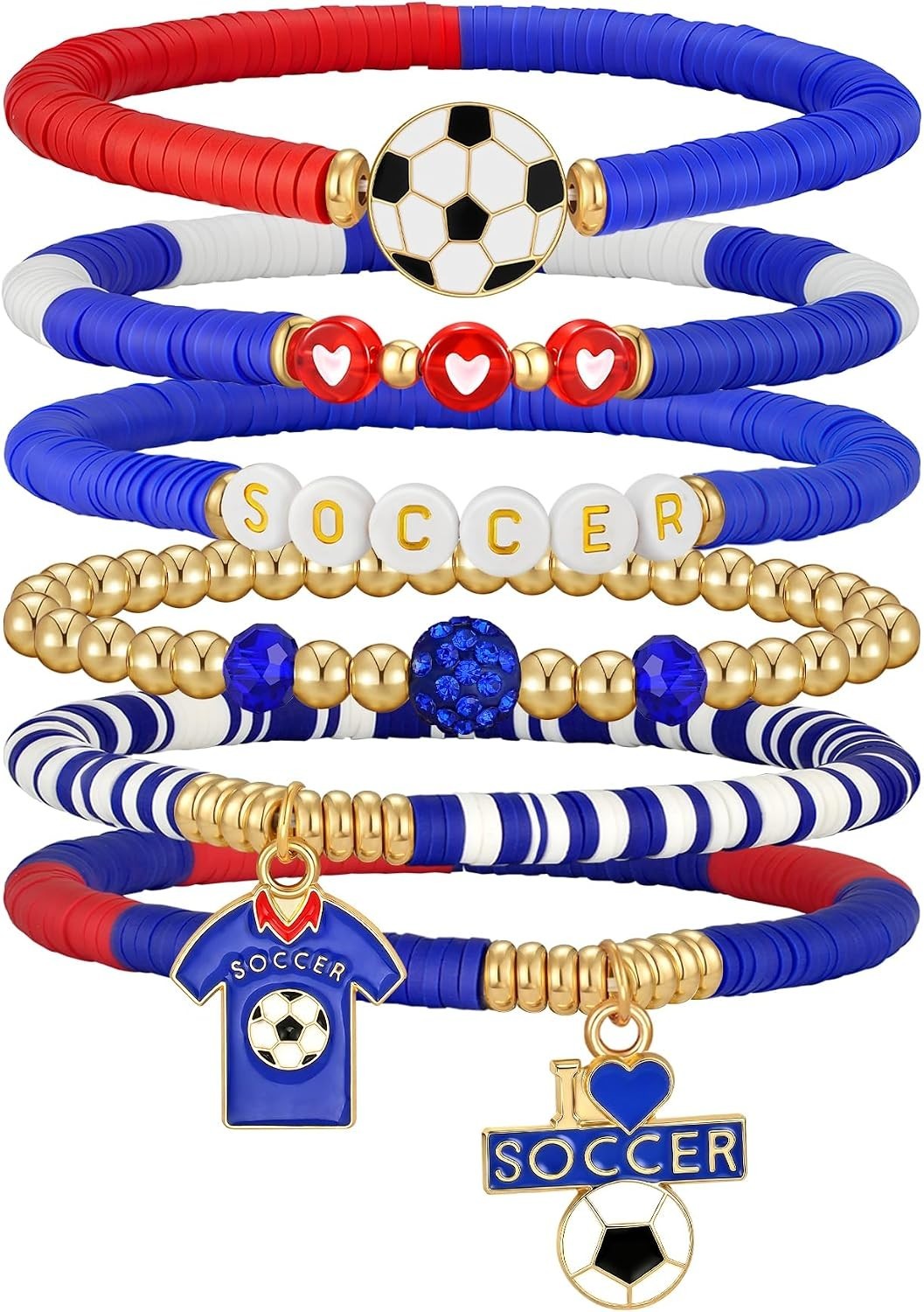 Stylish Soccer Bracelets for Game Day | Stackable Fan Accessories for All Ages