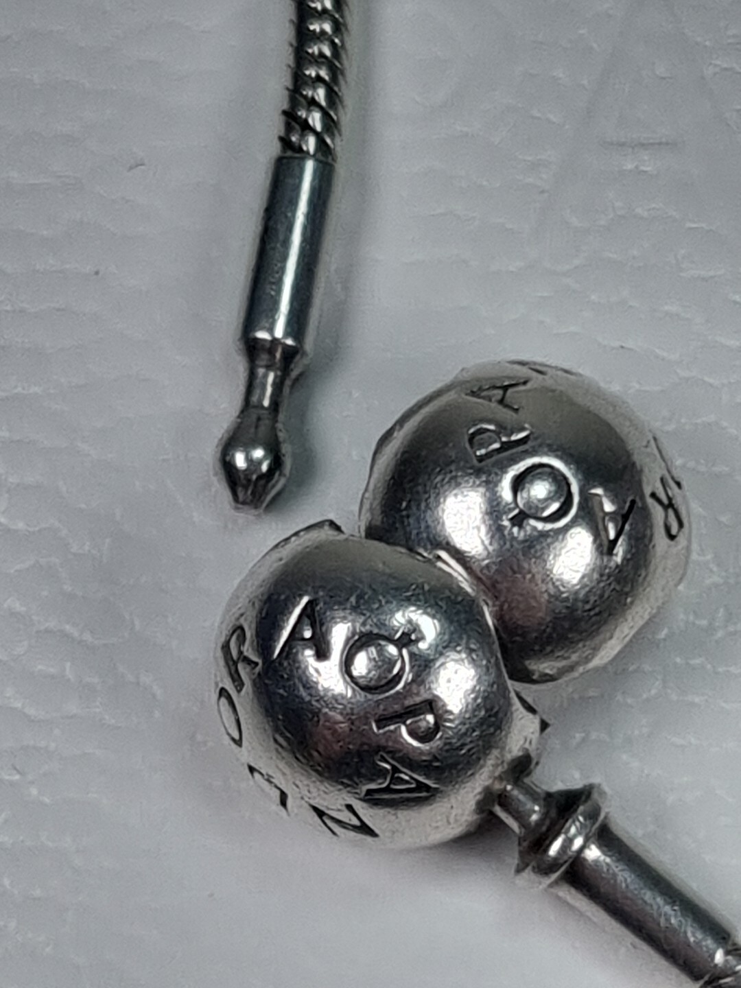 Pandora Sterling Silver Essence Bracelet, Great Condition, 20cm, Boxed