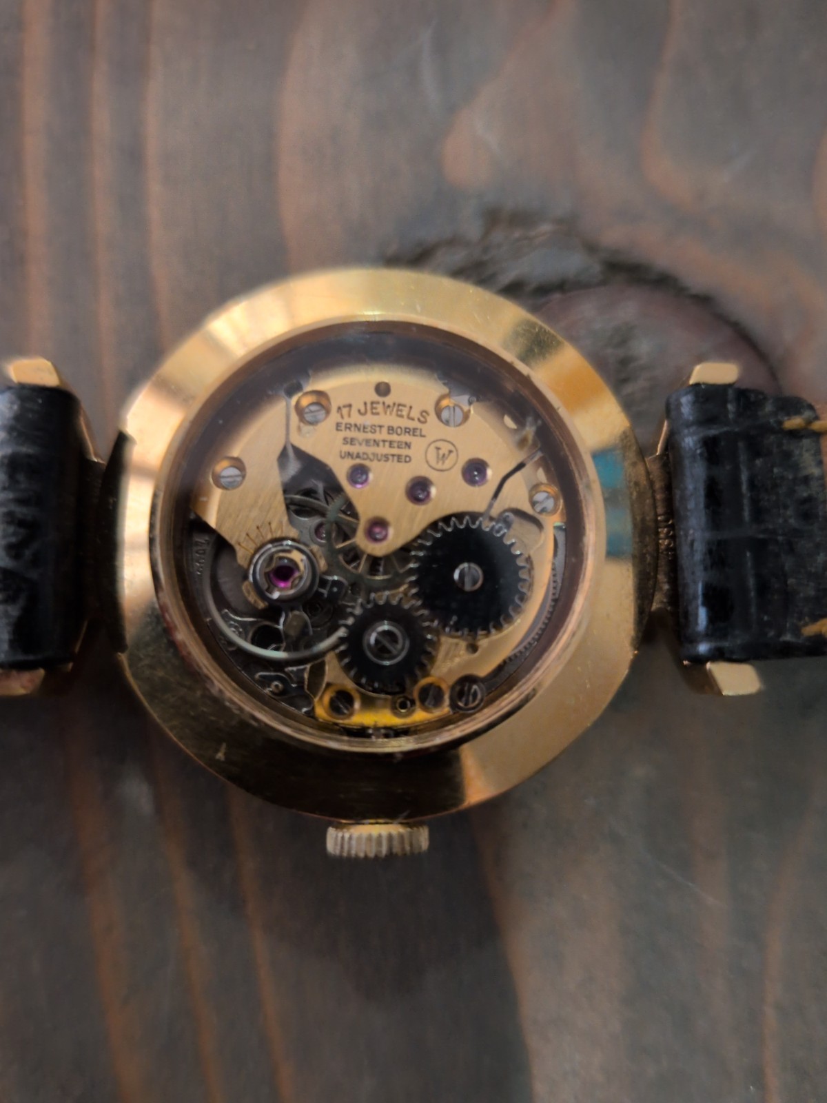 Vintage Ernest Borel Ladies Kaleidoscope Cocktail Watch. Mechanical Wind Working