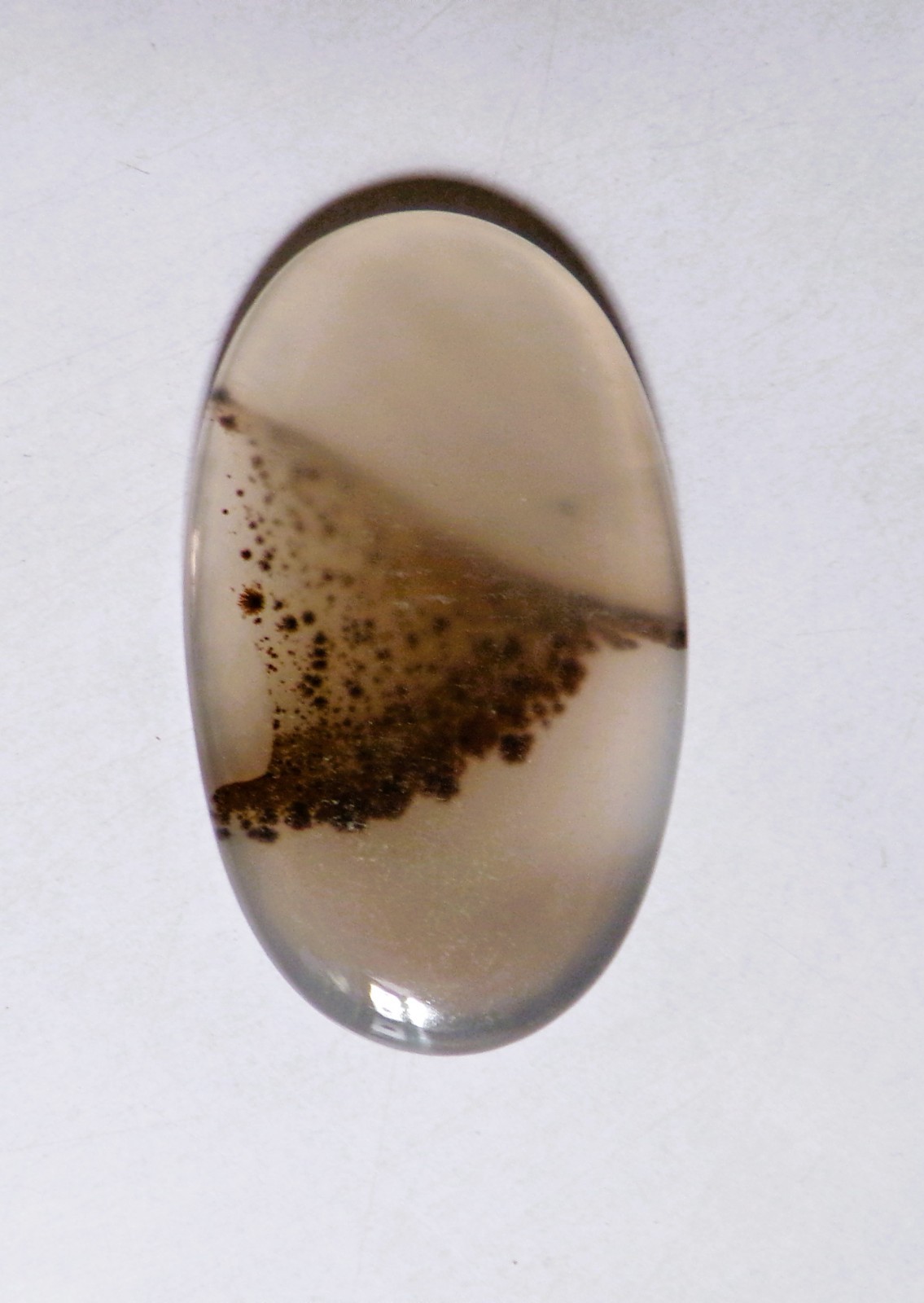 42.95 Cts Natural Montana Agate Cabochon Loose Gemstone 41X25X5MM