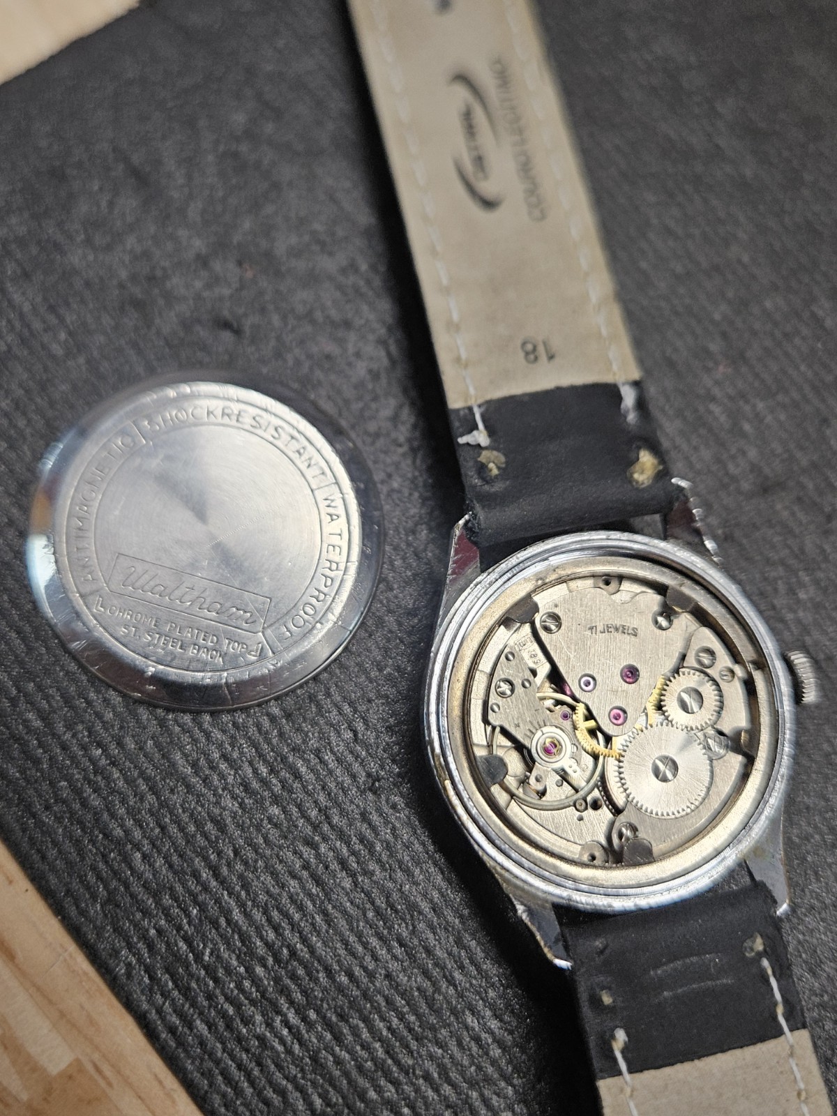 vintage waltham 17 jewels watch