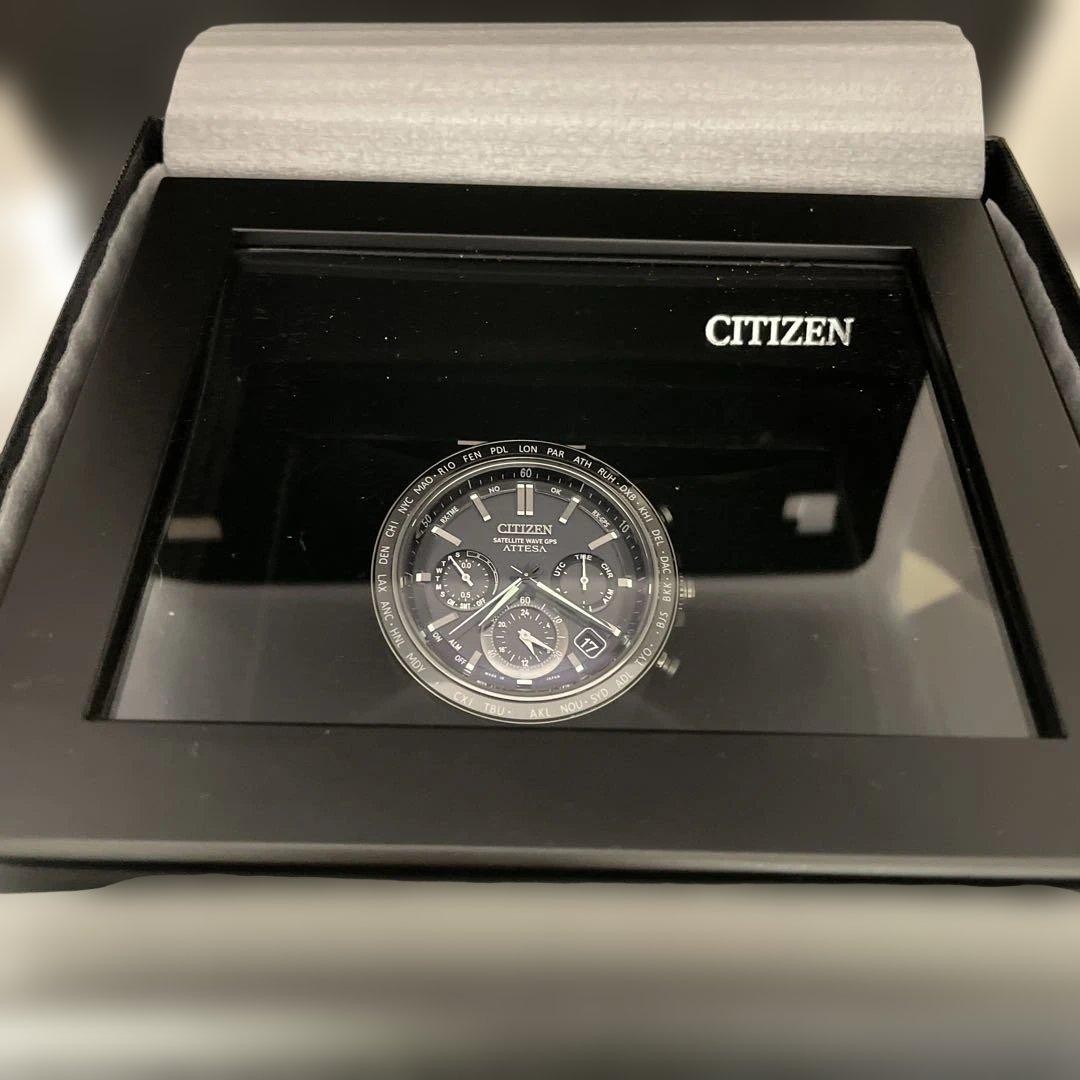 Excellent !CITIZEN ATTESA Satellite Wave GPS