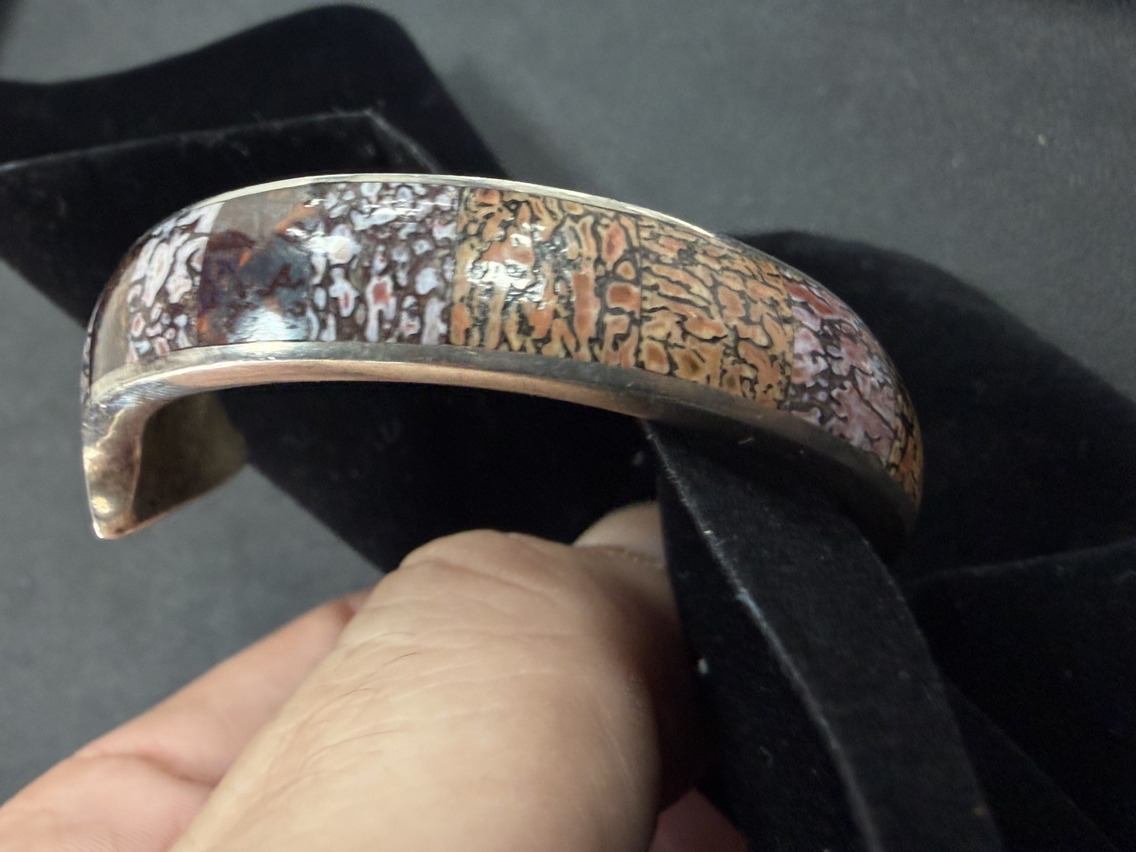 Navajo Sterling Silver Bracelet Vintage Estate Sale