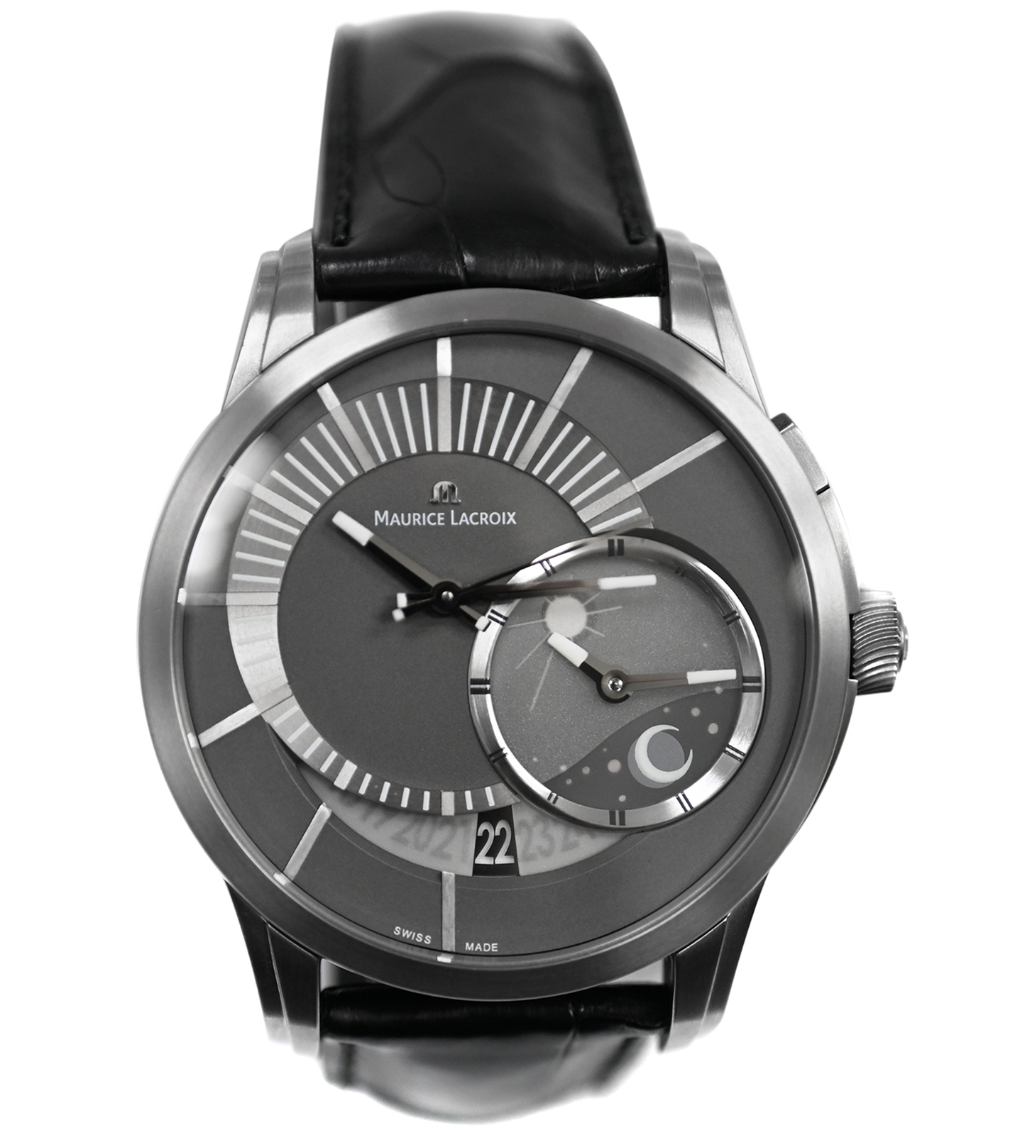 Maurice Lacroix Pontos Decentrique GMT PT6108-TT031-291 Titanium Limited Edition