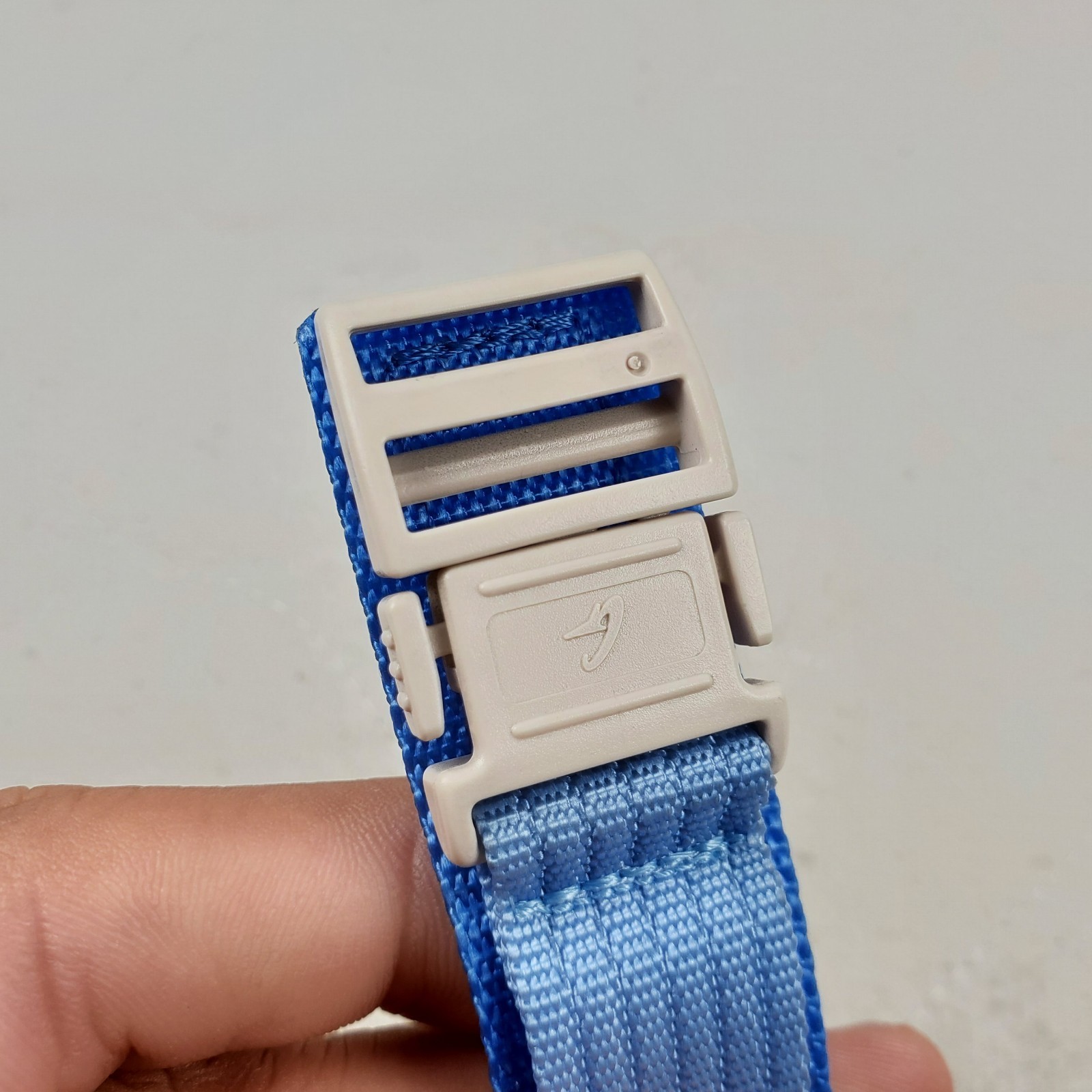 GENUINE CASIO BABY-G BABY BLUE CLOTH ONE-PIECE WATCH BAND STRAP