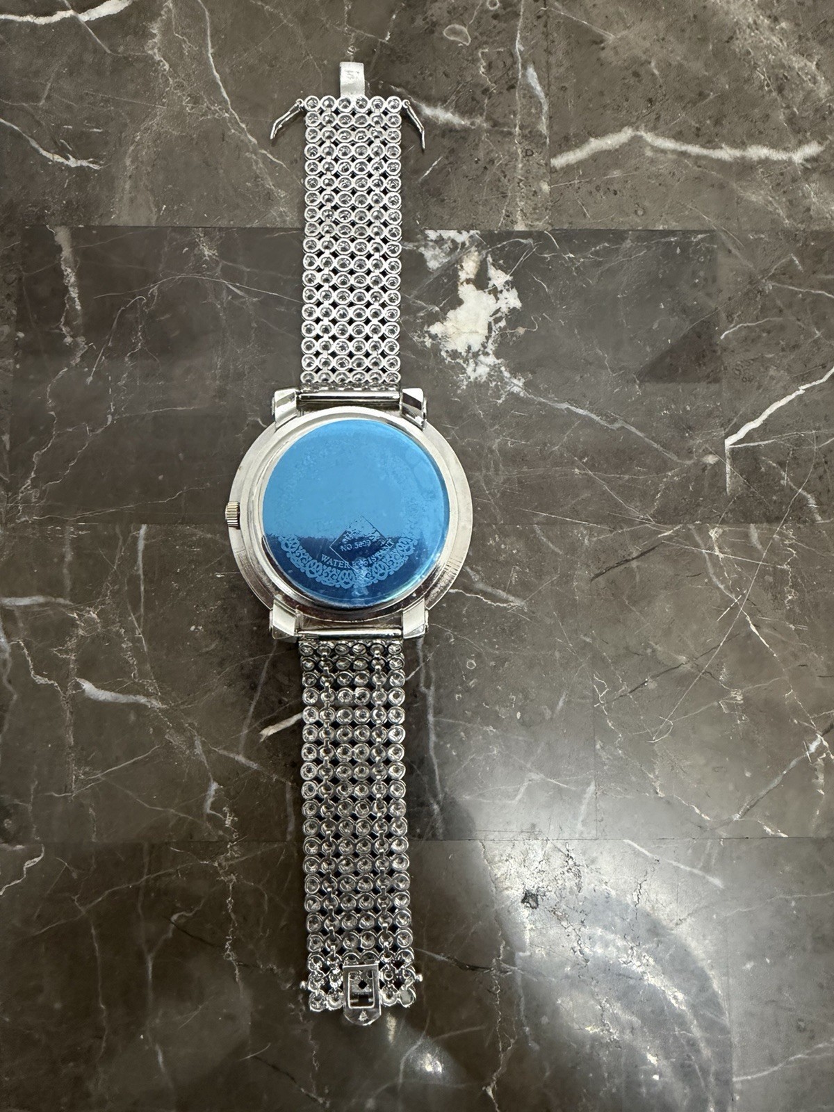 Stainless Steel Techno Pave Iced Out Men’s Watch