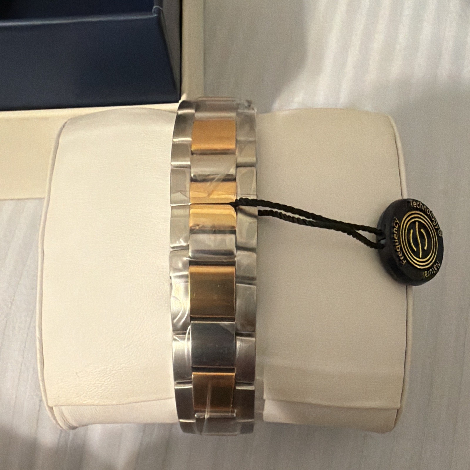 Philip Stein Signature Quartz Two-Tone SS Bracelet Gray Dial Arabic w/ Box