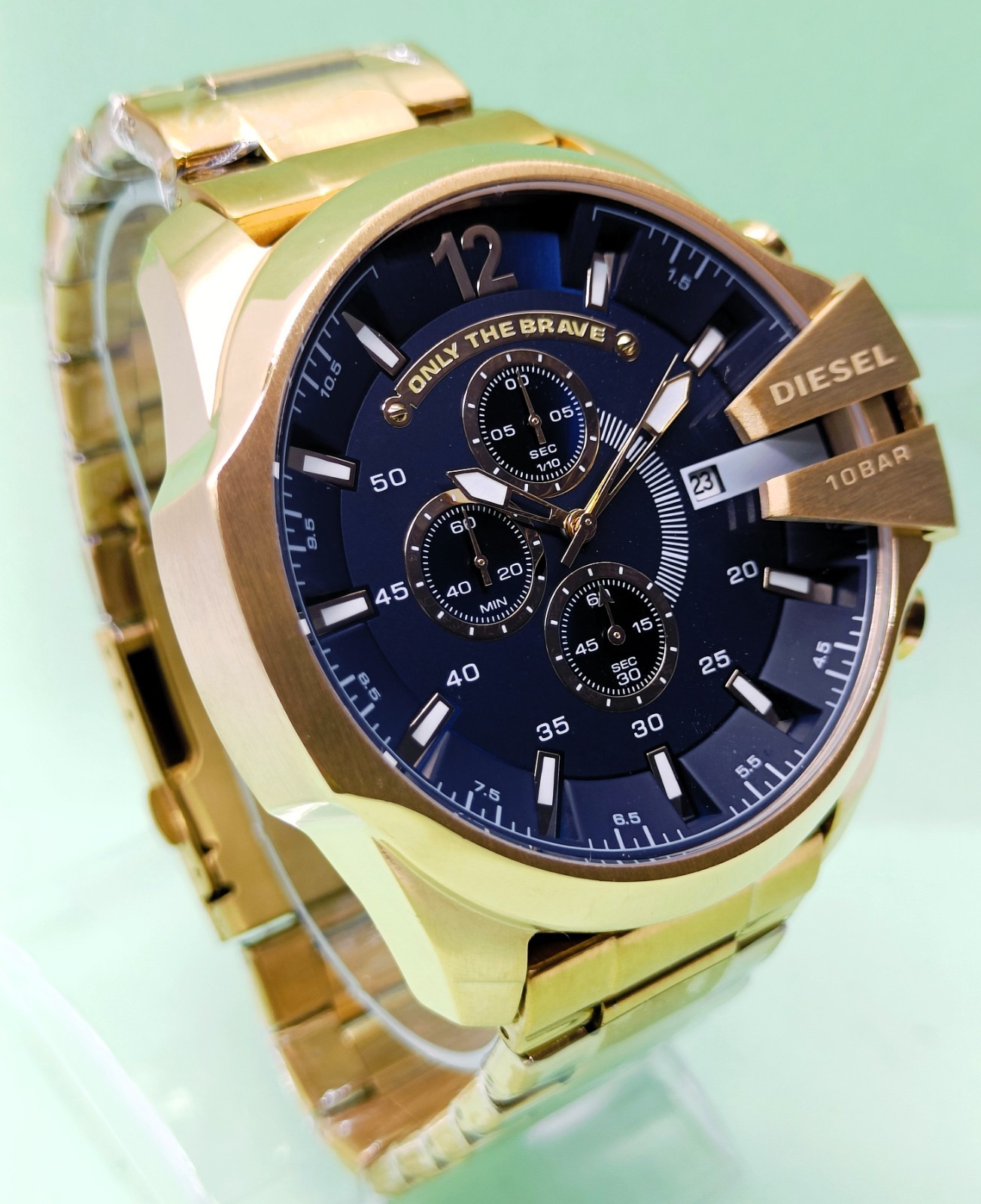 Awesome Diesel 10 Bar “ONLY THE BRAVE” Chronograph Quartz Men’s Wrist Watch