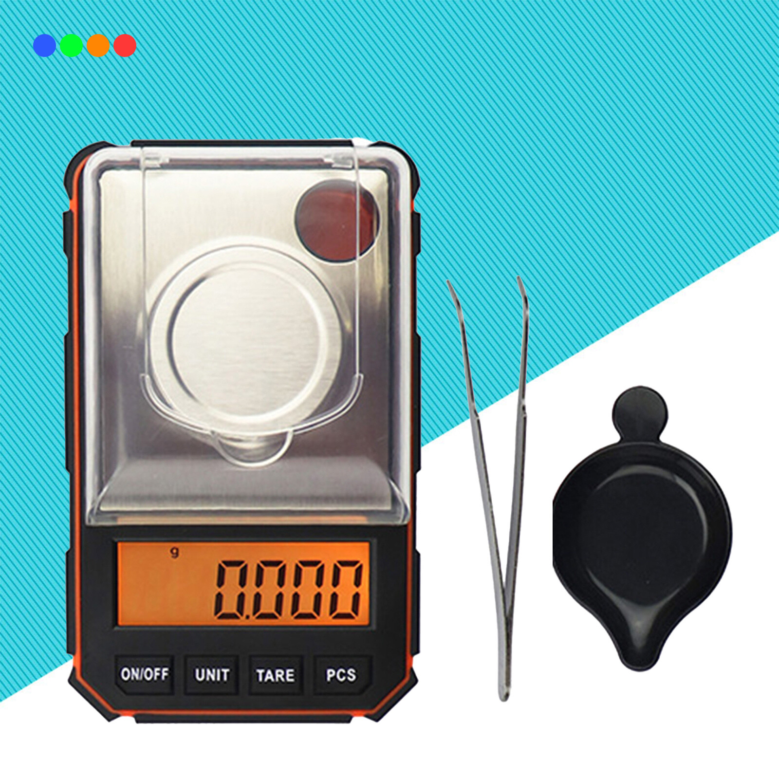 0.001g Mini Electronic Scale Scale Precision Milligram 50g Calibration Weights